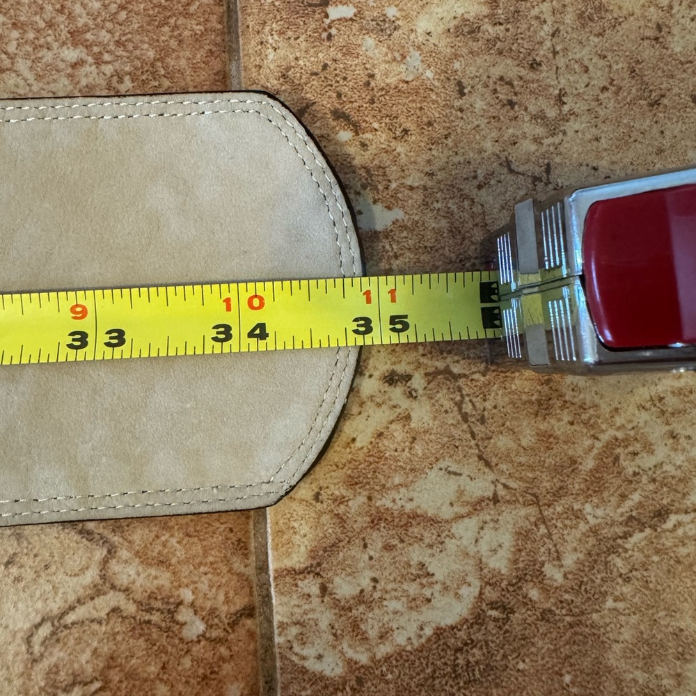 BANANA REPUBLIC LEATHER WOVEN WIDE BELT SIZE XS - Picture 11 of 11